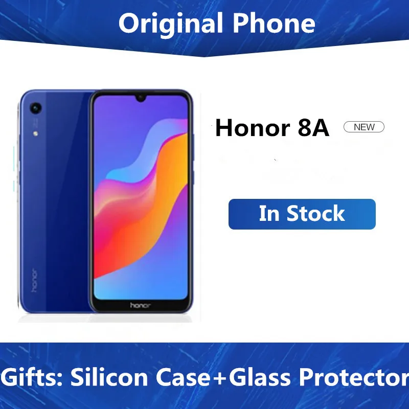 Оригинальный мобильный телефон Honor 8A 4G LTE MTK6765 восемь ядер Android 9 0 IPS 6 09 дюйма 1560X720 3