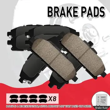 

Front & Rear Ceramic Brake Pads For 11-17 DODGE DURANGO 11-17 JEEP GRAND CHEROKEE