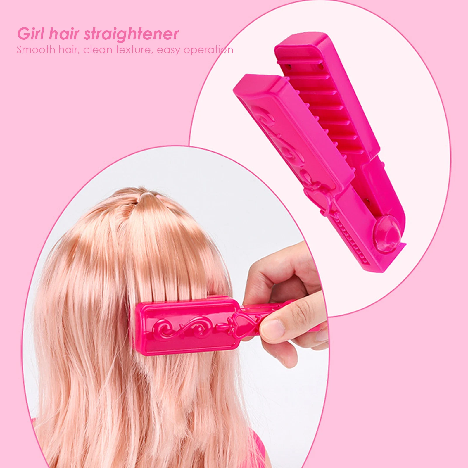 35 Piece Kids Hairdressing Makeup Dolls Non-Innovative Toy Simulation Dolls Princess Hairdressing Dolls Toys Girls Playset 5