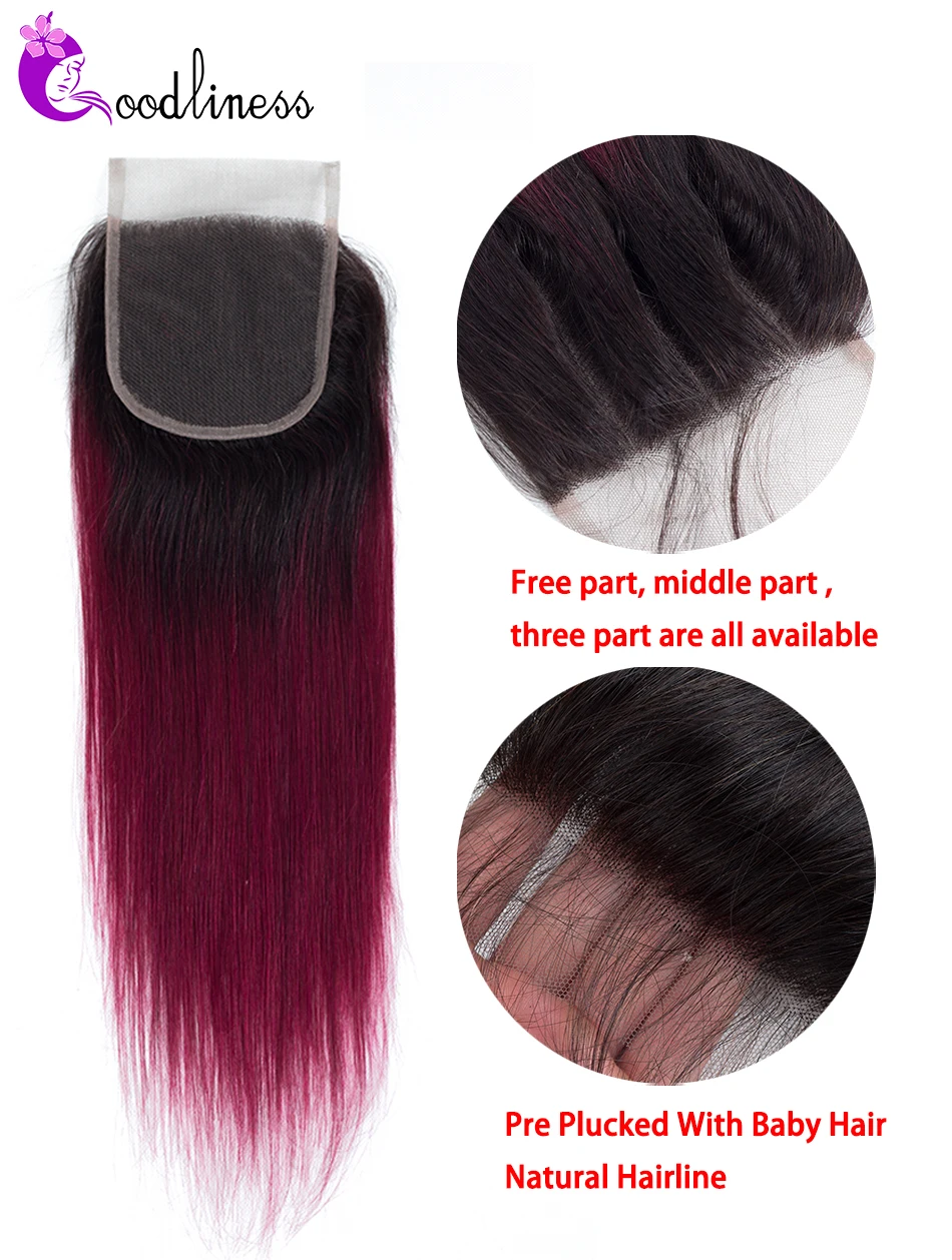 straight hair bundles with closure