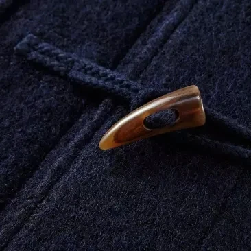 Xiaomi Роскошный деловой человек сильный бархат Рог пряжка пальто 68% овца осень зима с капюшоном пальто средней длины куртки топы