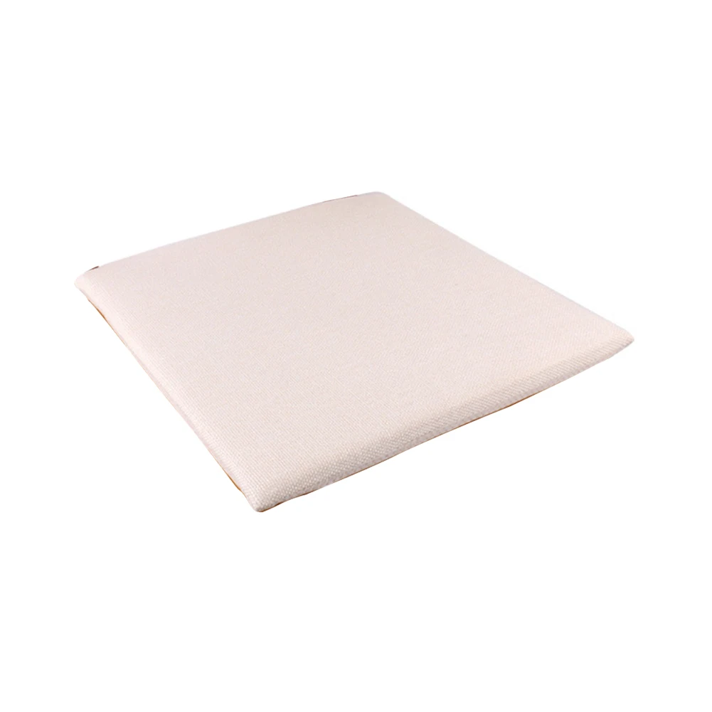 

40x40cm Outdoor Square Waterproof Tie On Removable Patio Garden Office Thickened Chair Cushion Cotton And Linen Soft Solid Pad