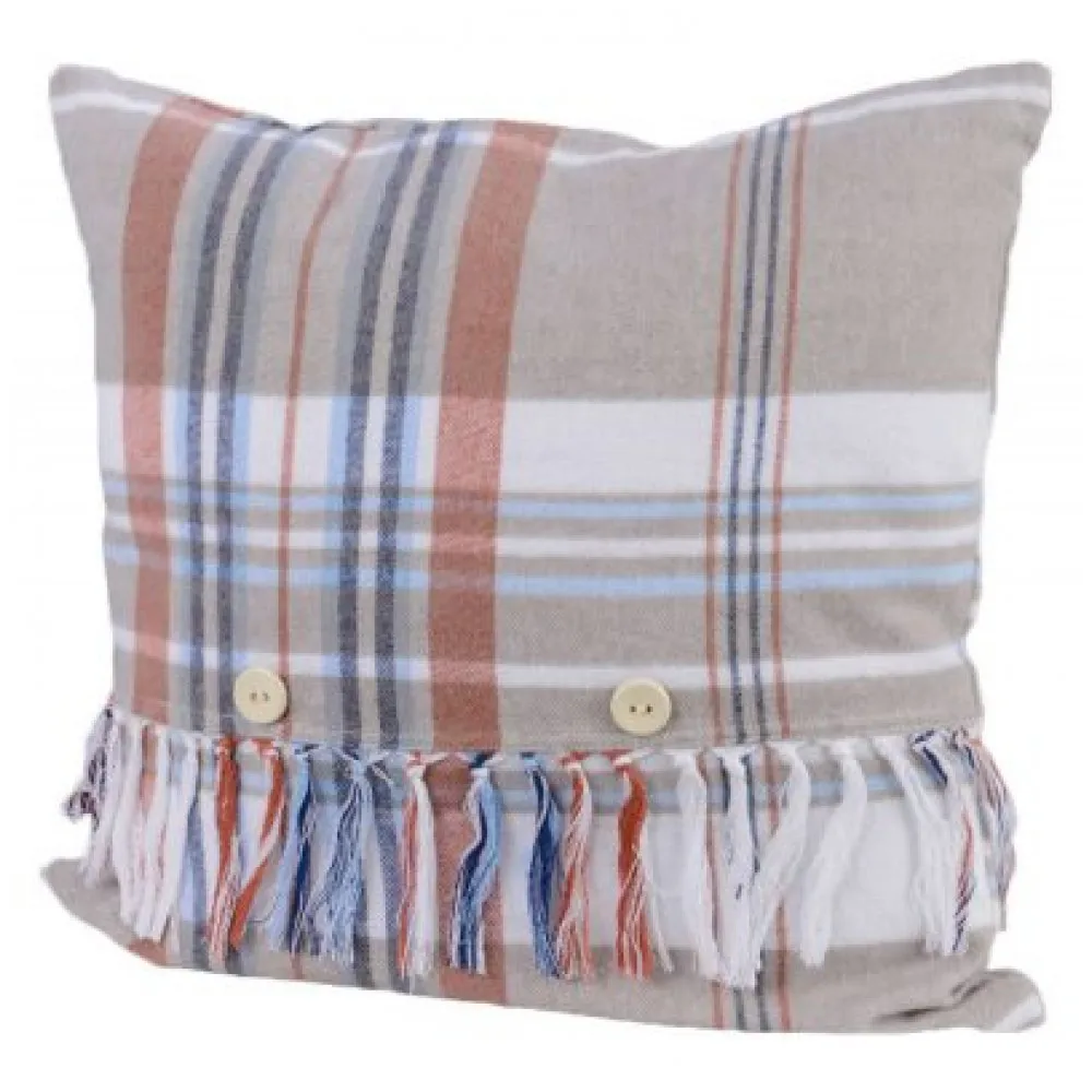 Подушка декоративная Decoris, бежевая, 45х45 см