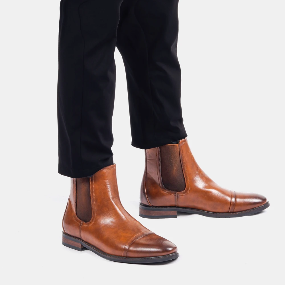 comfortable leather ankle boots