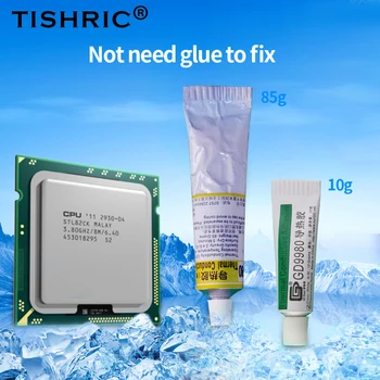 

TISHRIC GD900/GD9980/GD460 Thermal Paste/Grease Cpu Gpu Conductive Heatsink Plaster Compund Sliver Gray 1g/3g/10g/30g/15g/100g