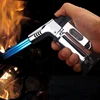 Windproof Spray Gun Jet Torch Lighter Turbo Gas Three Nozzles BBQ Refillable Gas Butane Cigar Cigarettes Pipe Lighter outdoor ► Photo 3/6