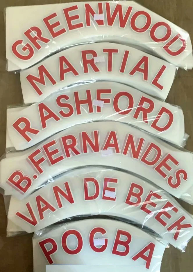2020 отдаленный красный Beckahm Cavani Lampard Greenwood Lingard Pogba Mata боевой B. Фернандес Rashford Nameset