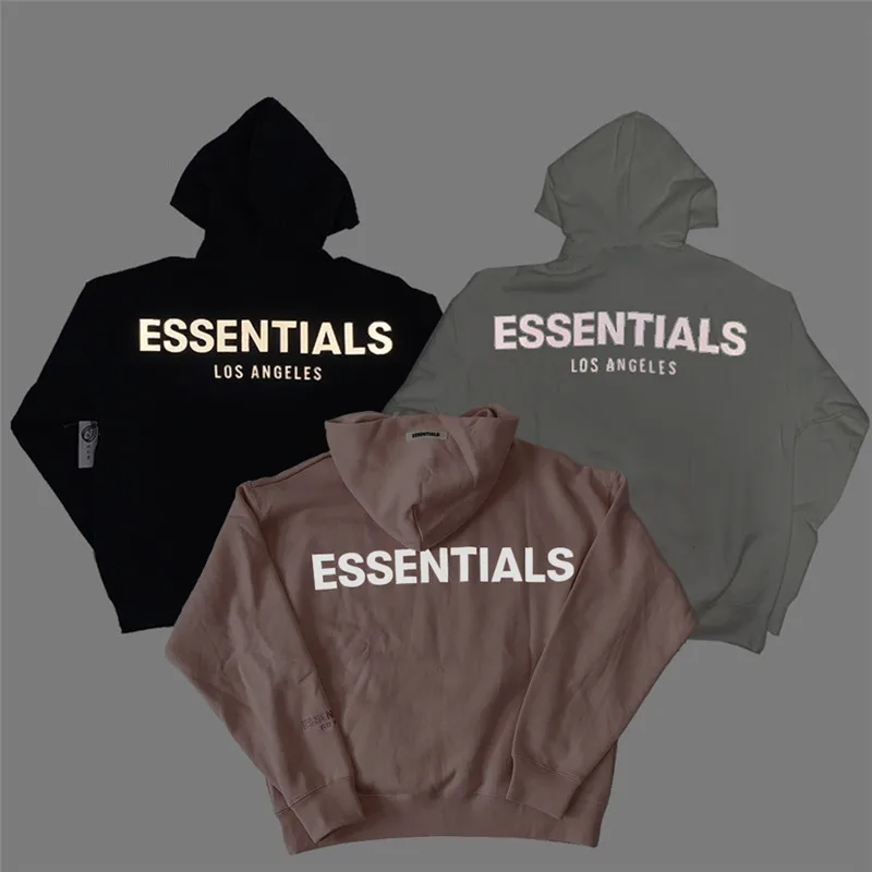 Reflective Essentials Boxy FOG Hoodie Men Women 1:1 High Quality Essentials Pullover Sweatshirt Skateboard Fashion Hoodie Reflective Essentials Boxy FOG Hoodie Men Women 1:1 High Quality Essentials Pullover Sweatshirt Skateboard Fashion Hoodie