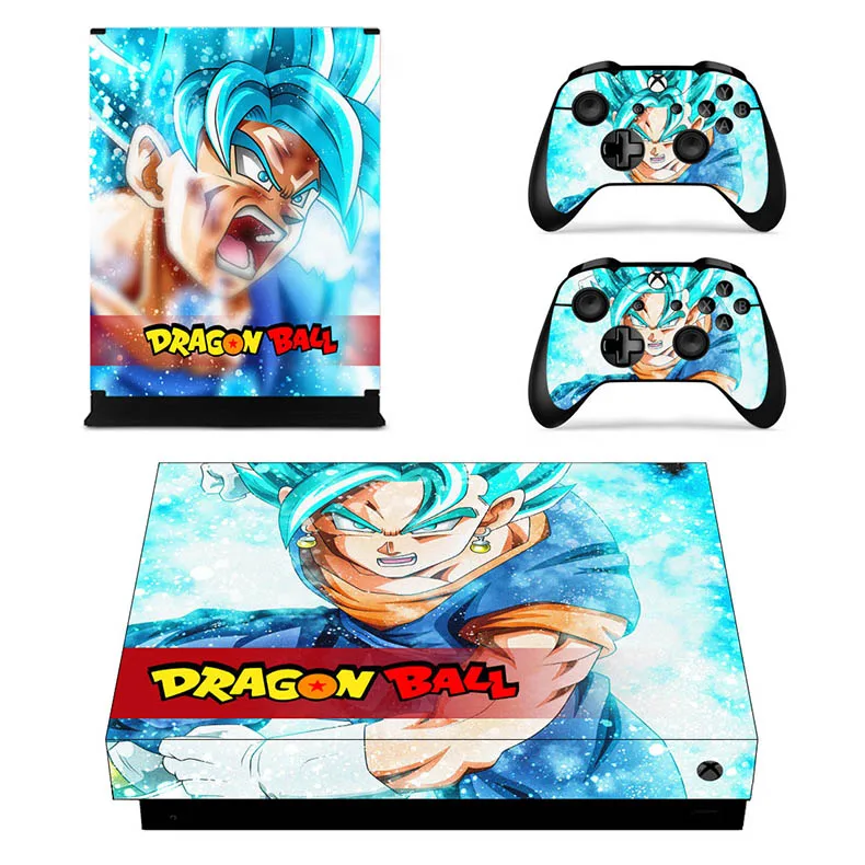 YSX1X2106 Для Xbox One X наклейка s Dragon Ball виниловое покрытие наклейки Стикеры Adesivo для Xbox one X консоли пульта дистанционного управления скины - Цвет: YSX1X2106