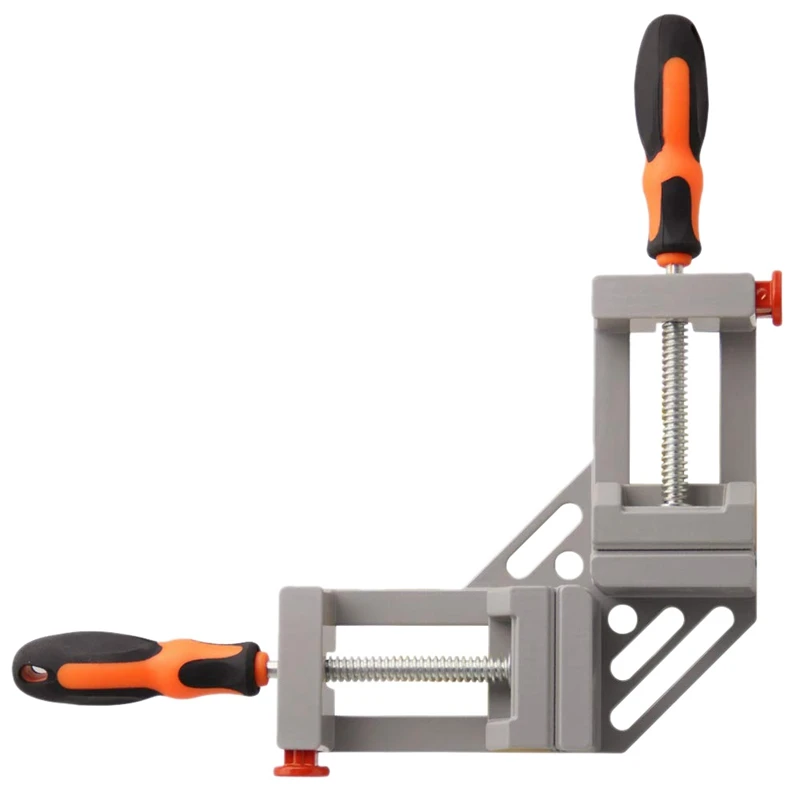 

Double Handle Corner Clamp, 90 Degree Quick Release Corner Clamp For Welding, Wood-Working, Photo Framing