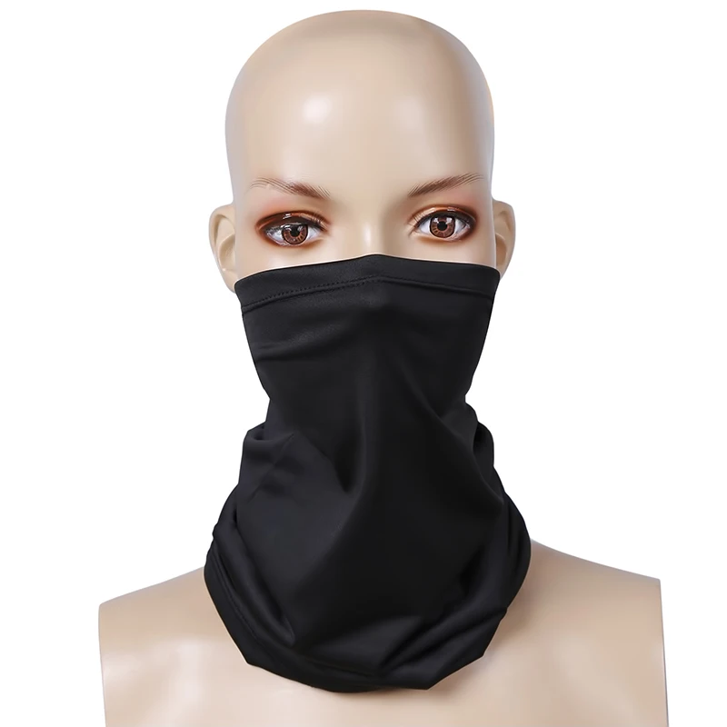 men wearing scarves Unisex Ice Silk Sunscreen Balaclava Headwear Seamless Bandana Neck Gaiter Tube Motorcycle Dustproof Face Cover Scarf hair scarf for men