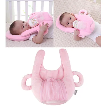 

Baby Nursing Pillow Cushion Free Hand Bottle Holder Cotton Baby Infant Milk Bottle Feeding Learning Pillow Baby Feed Pillow New