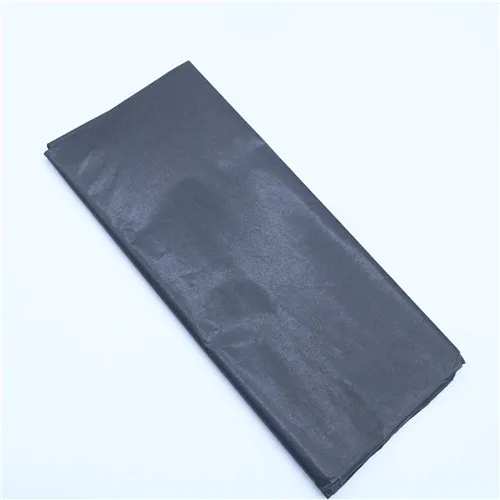 Black 10 листов/мешок 50*66 см, китайская бумага DIY Бумага для рукоделия Цветы Подарочная упаковка свадебные праздничные и вечерние товары для украшения дома - Цвет: Black