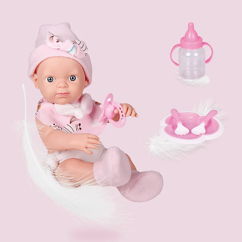 

16 Inch BJD Bebe Realista Rebron Dolls Reborn Girls Baby Accessories Babies Silicone Dolls Toys For Girl Gift 30cm dolls clothes