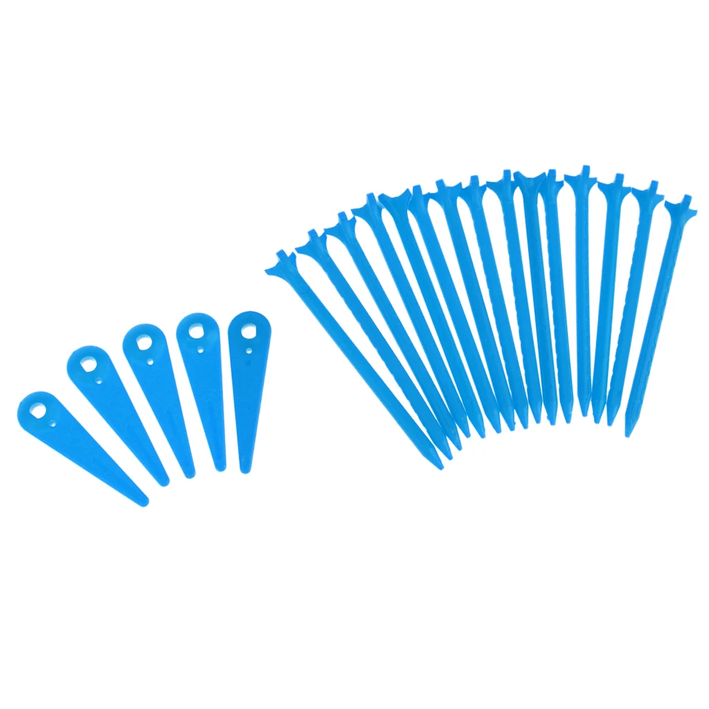 1 Set Golf Tees Plastic Tee Lot with Direction Mark Golf Accessory for Indoor Outdoor Practice