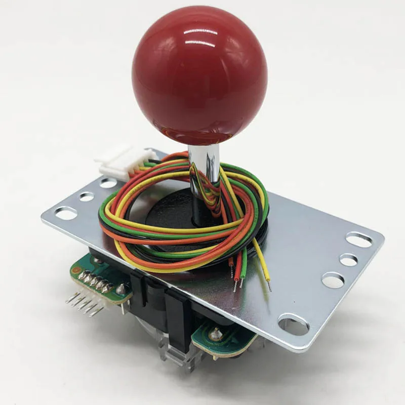 Аркадная игра классический джойстик 4 способ 5pin DIY игровой джойстик красный шар боевые палки Запчасти для авто для Аркада jamma - Цвет: Шоколад