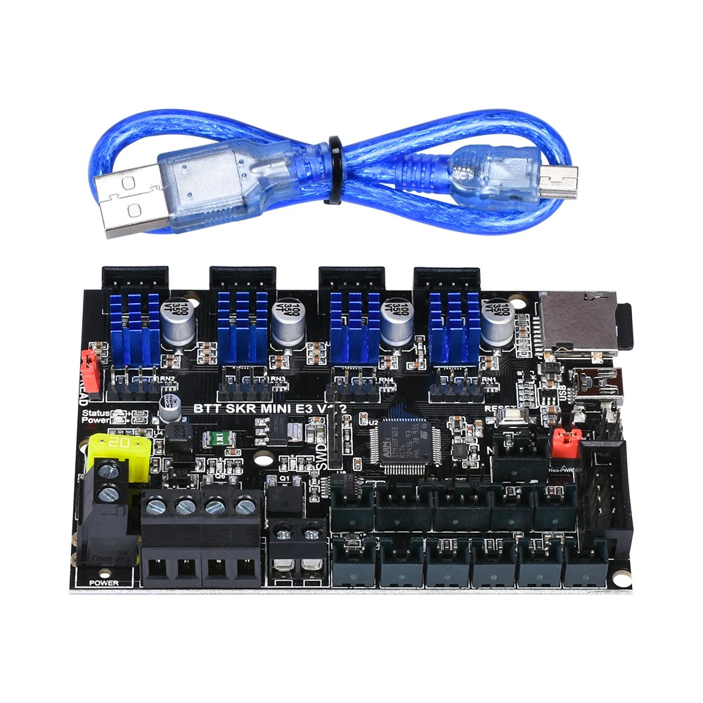 Материнская плата BIGTREETECH SKR MINI E3 V1.2 TFT24 V1.1 комплект с панелью сенсорного экрана для