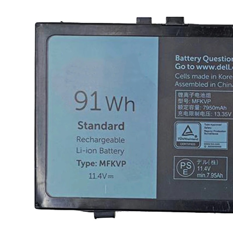 GZSM Аккумулятор для ноутбука MFKVP для Dell Precision 15 7510 M7710 Аккумулятор для ноутбука T05W1 0GR5D3 0FNY7 0rdyct 0TWCPG зарядное устройство для ноутбука