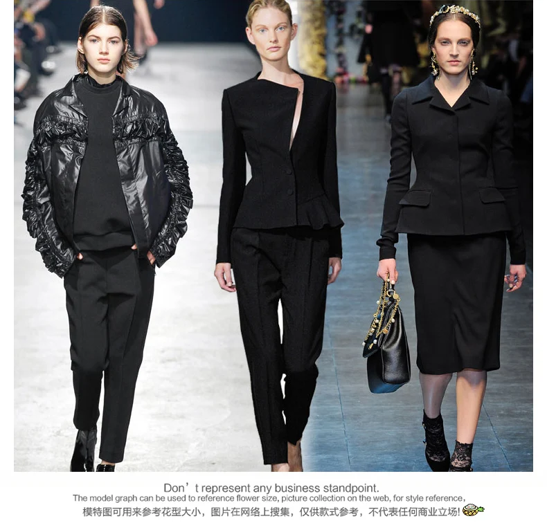 Ткань Сделано в Японии черные тонкие шерстяные товары шерсть материалы для одежды костюм брюки DIY Одежда ткани