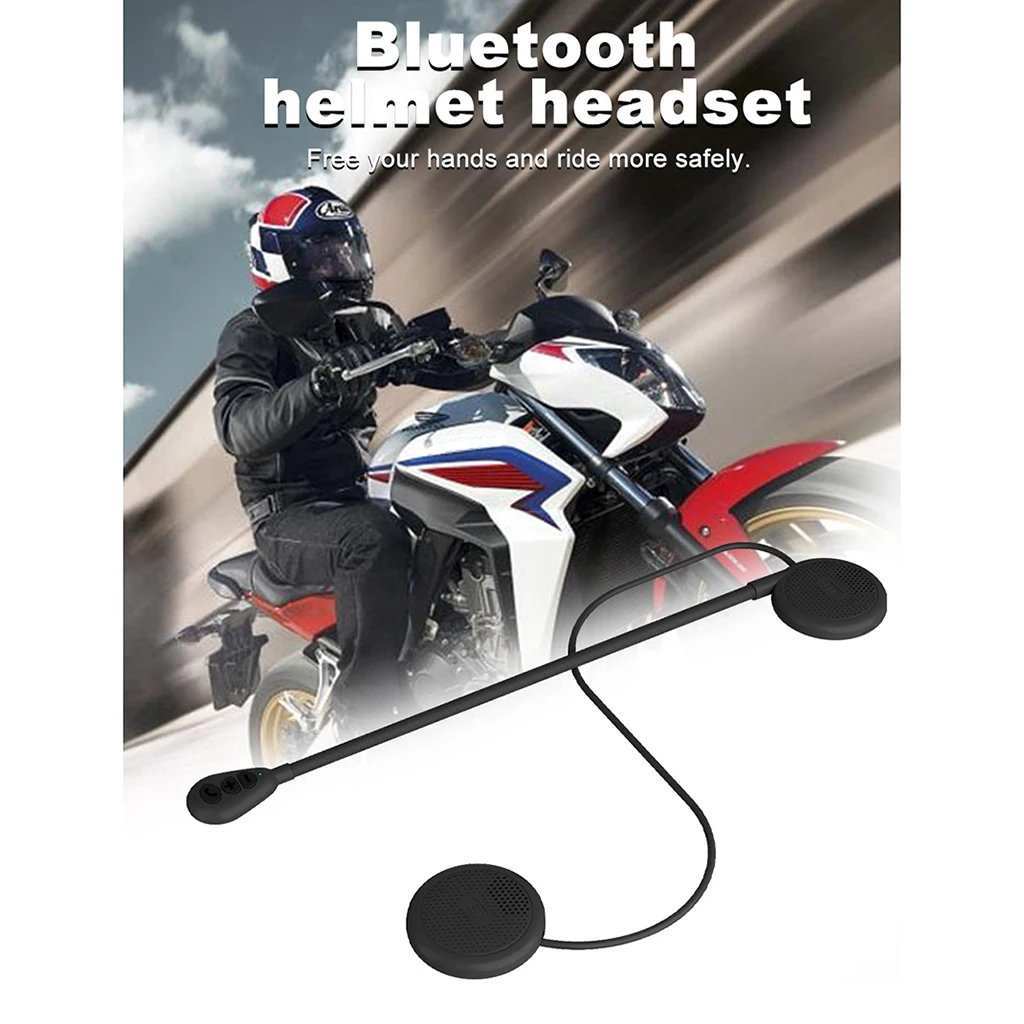 Headset, Anti-Interference  Wireless Headset Bluetooth Intercom Headset, Helmet Headphones, Speakers Hands