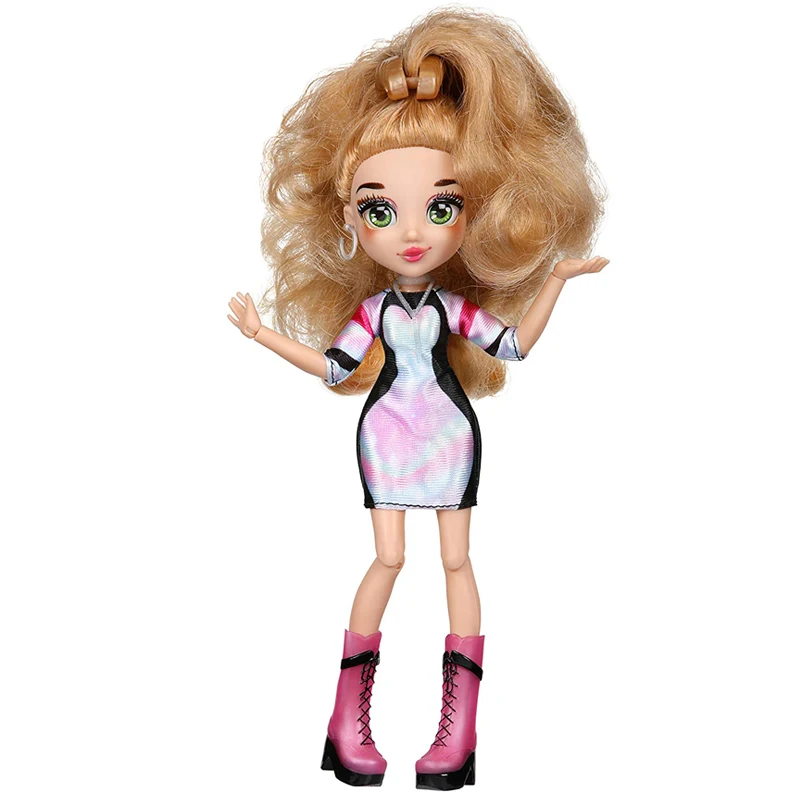 8.5 inch Fashion Doll with Long Brun FailFix SlayItDJ Total Makeover Doll Pack 