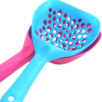 

Kitten Sand Dog Waste Scooper Shovel Plastic Litter Scoop Clean Toilet Tool for Pet Dog Cat Random Color