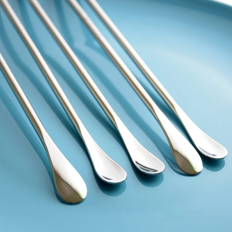 

Style for Kitchen Gadgets Stainless Steel Stir Bar Spoon Long Handle Coffee Spoon Honey Spoon Nordic