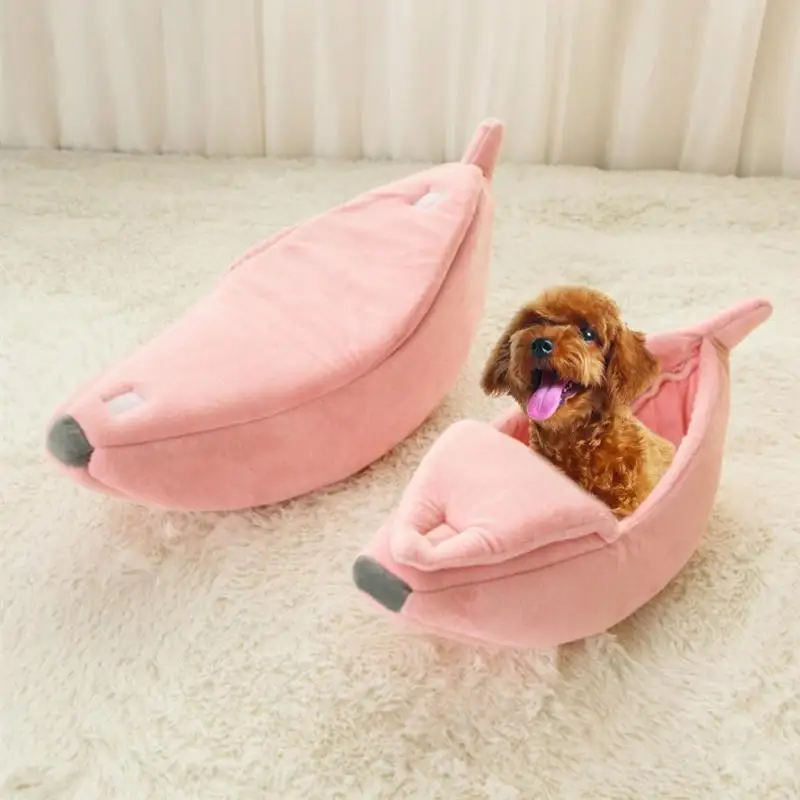 The Banana Dog Bed | Cute Dog Beds | Cute Puppy Beds