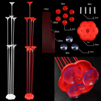 

Balloon Stand Holder Shelf Stable Sucker Table Bracket Wedding Column Plastic Balloon Stick Birthday Party Room Decoration