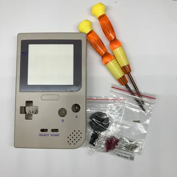

Ganer Grey For Gameboy Pocket Game Console Housing Shell Replacement for GBP Plastic Case Cover with Buttons & Screws