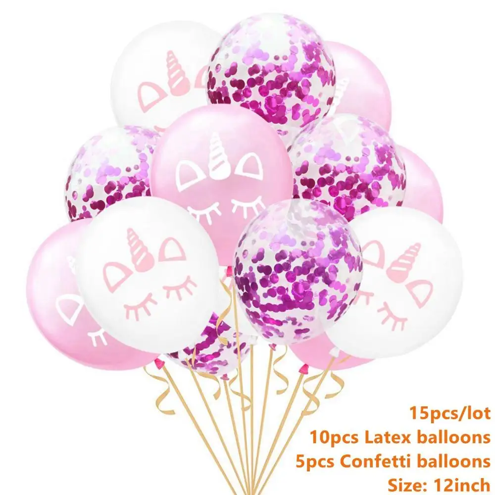 Unicorn Balloons 15 Taoup Симпатичные 10 шт. 12 дюймов на день рождения воздушные шары в форме единорога латексные воздушные шары конфетти будет счастливое детство: только на день рождения воздушные шары вечерние Единорог - Цвет: Unicorn Balloons 15