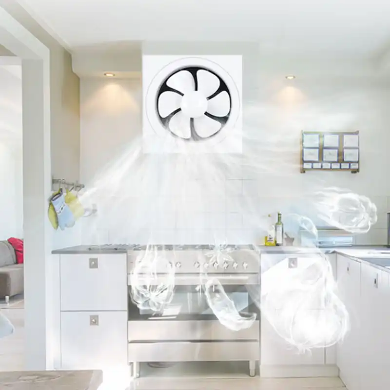 8 Inches Exaustor Pp Exhaust Fan Ventilation Kitchen Ventilation Fan Building Sturdy Living Room Vent Fan Shutter Moisture Proof Exhaust Fans Aliexpress