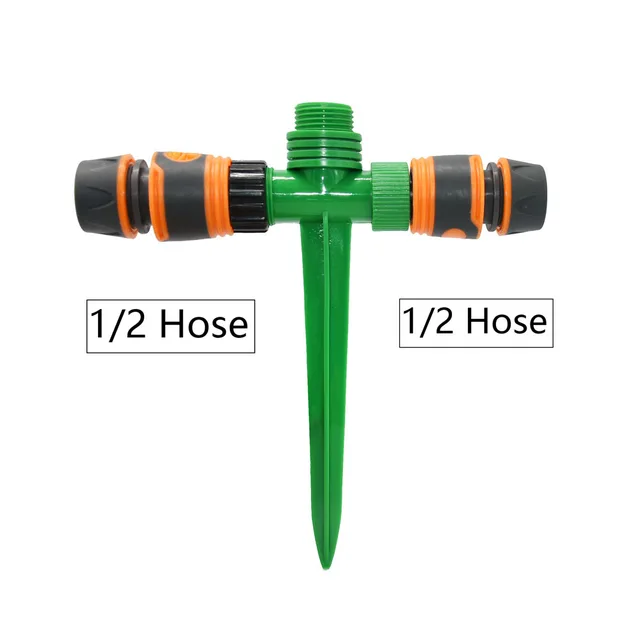 Kert Forgó Sprinkler Tartó 1/2 3/4 "Műanyag Tüske Beillesztése Őrölt Kerti Tömlő Öntözés Örvény Adapter - Image 5