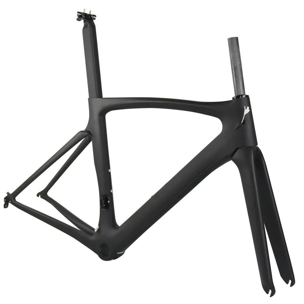US $348.00 Spcycle 2020 New Full Carbon Road Bike Frame 700C Road Bicycle Carbon Frameset With Wheelset Headset PF30 Racing Frame