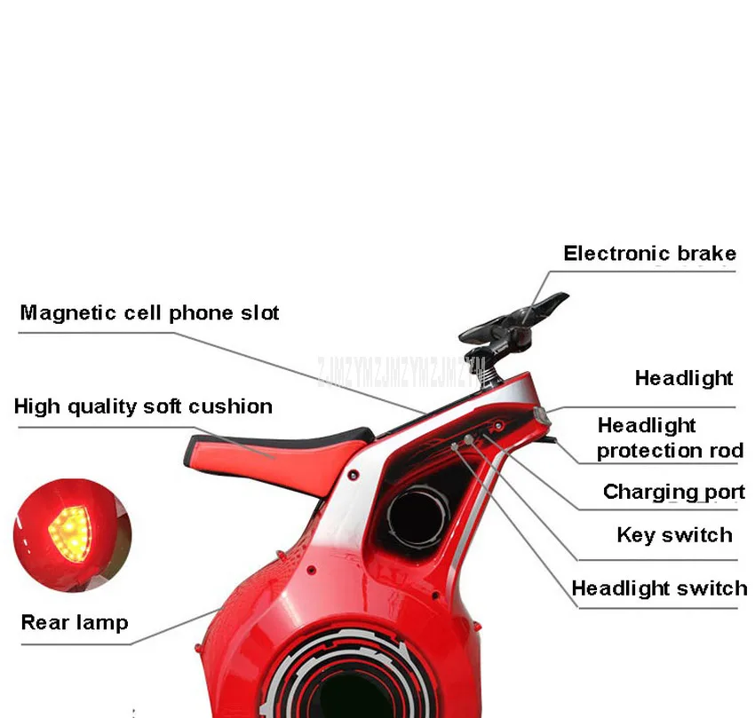 800 Вт Мощный электрический самокат с одним колесом от производителя onlywheel в Китае(стандарты 60V 19 дюймов мотоцикл электрический Одноколесный самокат с ручкой
