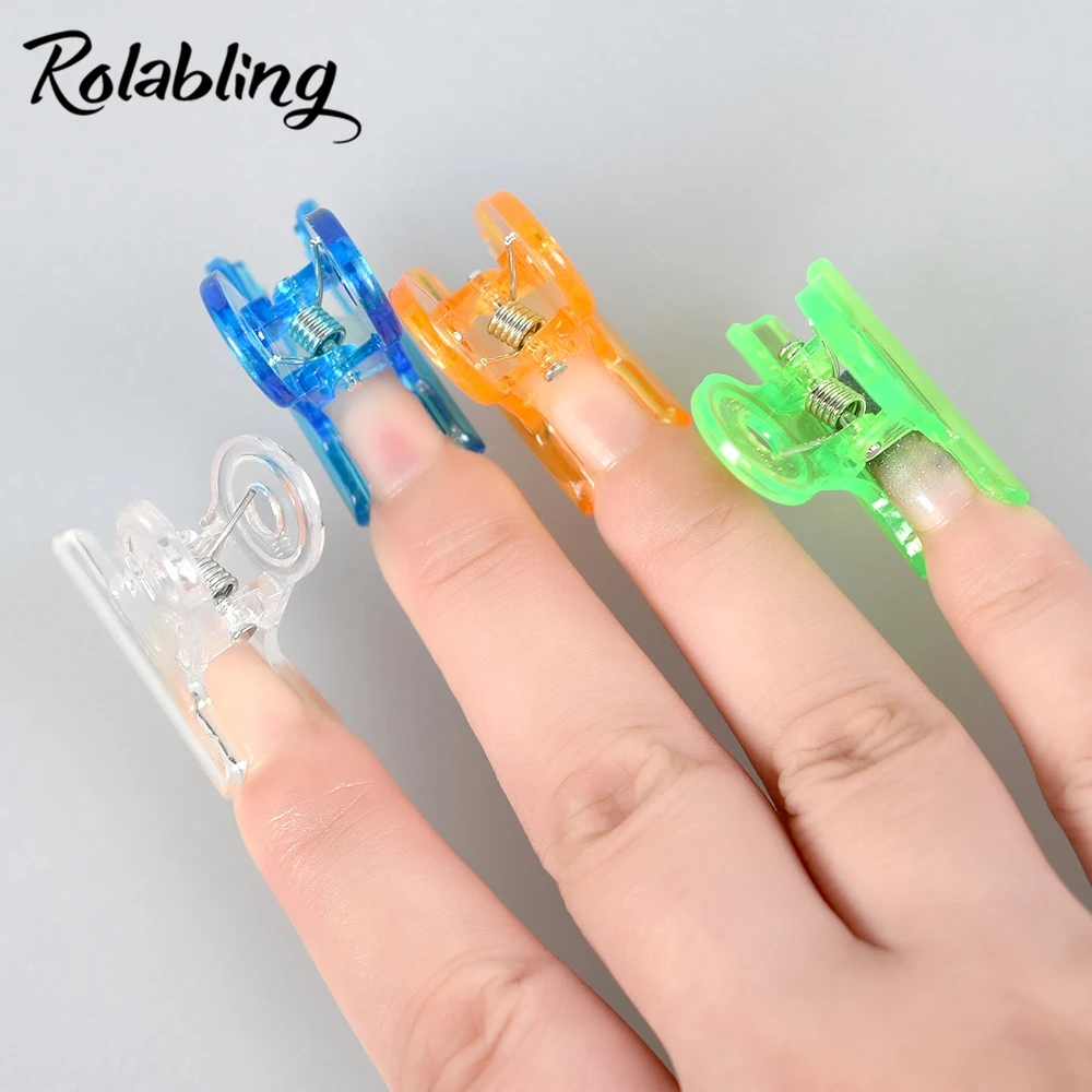 C изогнутые зажимы для ногтей наращивания закрепляющий зажим УФ геля сделай сам