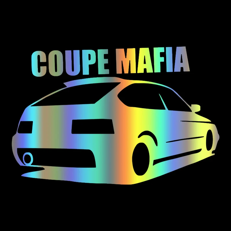 Фото CK2760#*см наклейки на авто ВАЗ 2112 Coupe mafia водонепроницаемые наклейки на машину наклейка для авто автонаклейка стикер этикеты винила наклейки стайлинга автомобилей №2