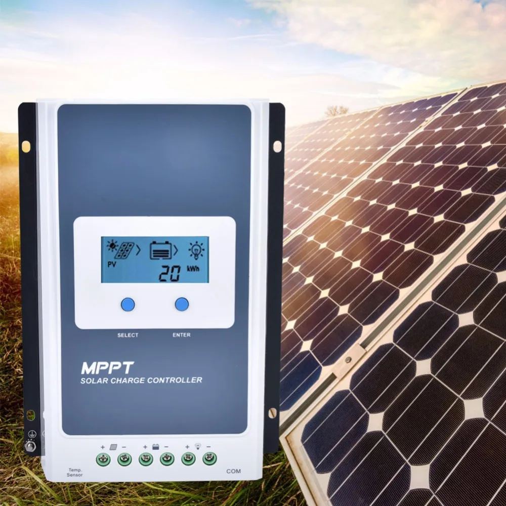 MPPT 30A 3210AN Solar Charger Controller LCD DIsplay Solar Charge Regulator 12V/24V