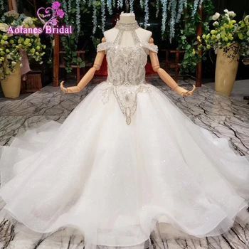 

2019 New Bling Bling Flower Girl Dresse For Wedding Party Girls Pageant Dresses Crystlas First Communion Dresses For Little Girl