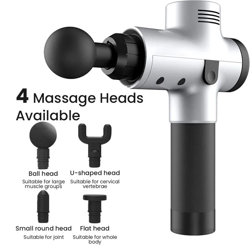 

12V Massage Gun Cordless Rechargeable Deep Tissue Massager Portable Massage Device Body Relaxation Slimming Shaping Pain Relief