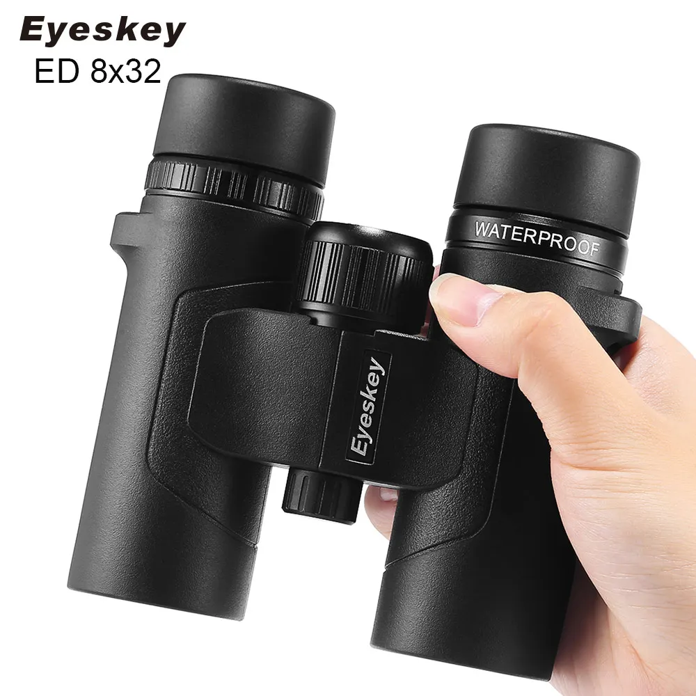 Eyeskey ED Бинокль 8x32 HD водонепроницаемый супер Мульти покрытие бинокулярное фазы Bak4