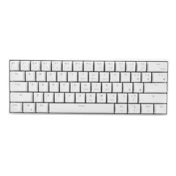 

61 Keys Bluetooth USB Dual Mode Mechanical Keyboard with 17 Light Emitting Can Macro-programmed By Driving All Keys 10h Using