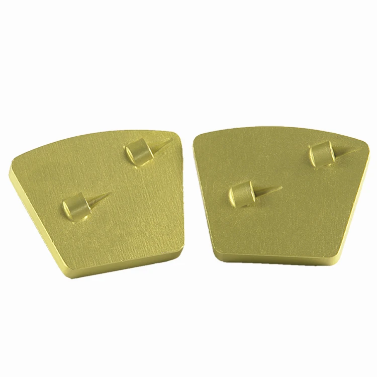 

PCD31 Two Pins Redi Lock PCD Floor Grinding Disk Trapezoid PCD Grinding Pads with Two Quarter PCD for Floor Epoxy Coating 12PCS