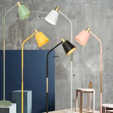 Современный светодиодный напольный светильник Macaron s светильник ing теплая Вертикальная Напольная Лампа в скандинавском стиле для гостиной спальни прикроватный Декор Светильник