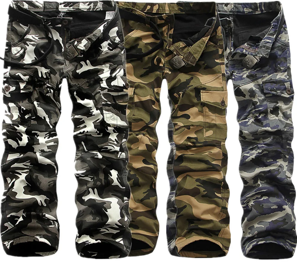 mens army camo pants