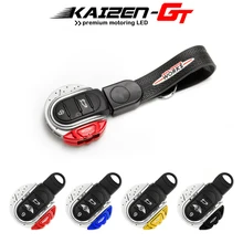 Couvercle de clé intelligent JCW, boîtier de 3/4 boutons en forme de disque de frein, coque avec porte-clés, ceinture, pour MINI Cooper F55 F56 F57 F60