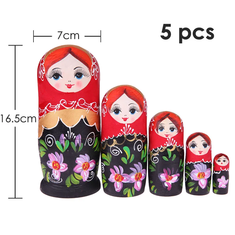 27 стилей, деревянные Matryoshka для мальчиков и девочек, куклы, игрушки, русские Матрешки, лучшие пожелания, подарок на Рождество и год, ручная работа - Цвет: 08