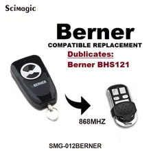 BERNER BHS121 ворота гаража дистанционного управления 868,3 MHz BERNER клон команды дистанционного управления гаража