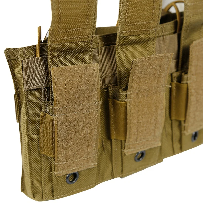 1000D нейлон тактический molle тройной Открытый Топ подсумок быстро AK AR M4 FAMAS сумка Военная пейнтбольное оборудование спортивная одежда