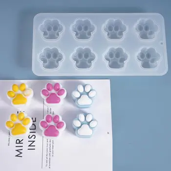 

DIY Pendant UV Epoxy Resin Mold Handmade Key Chain Cute Cats Claw Silicone Mold for Jewelry Making Tools Resin Craft